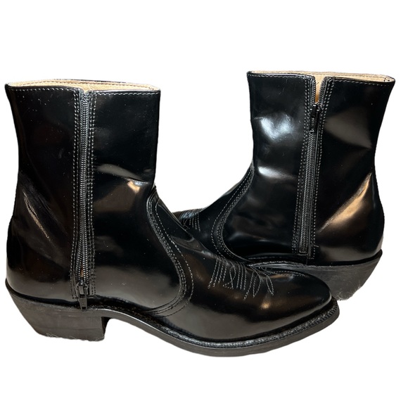 HP! Leather Classics Dress Western Cowboy Boots - Picture 7 of 12